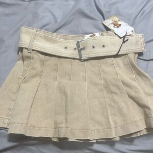 Sincerely Jules Belted Mini Skirt